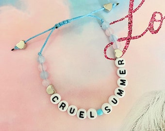 Taylor Swift Lover Cruel Summer Adjustable Friendship Bracelet