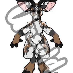 Spotted deer furry/fursona adopt