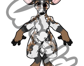 Spotted deer furry/fursona adopt