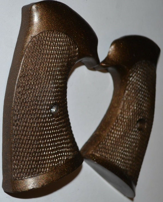 Colt police positive special pistol grips dark brown … - Gem