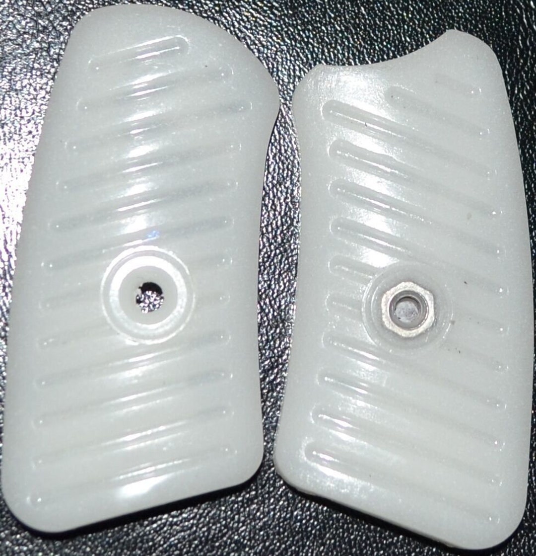 Ruger Sp101 Pistol Grips Insert Panels With Screw Ceramic White Plastic