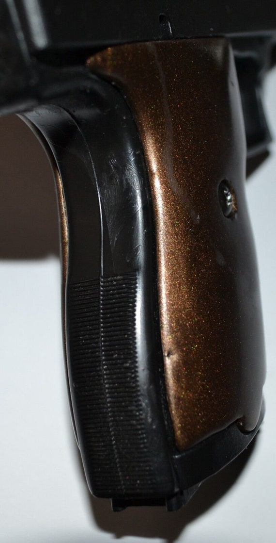 Hi point C9 CF380 pistol grips dark brown plastic Gem