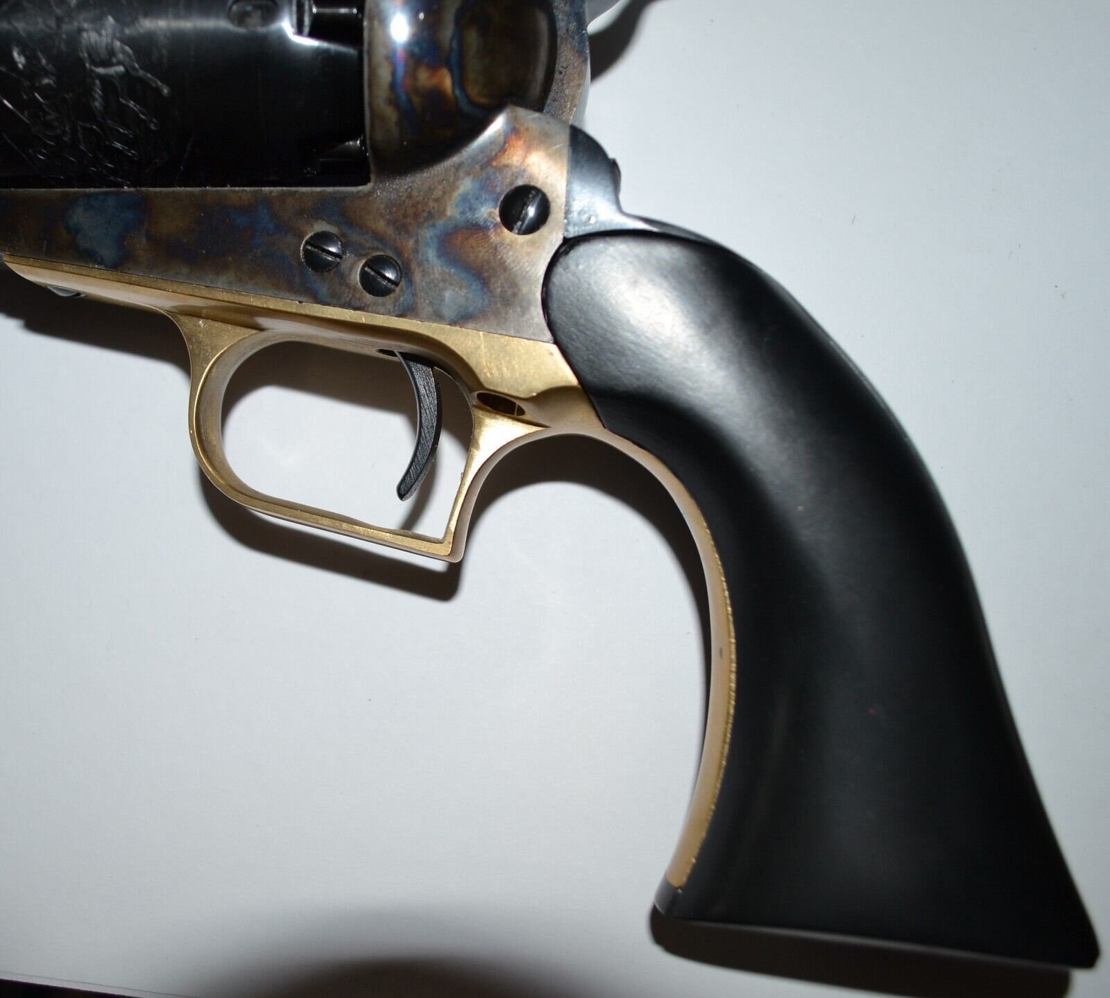 1911 full size pistol grips large pearl skull on black plastic