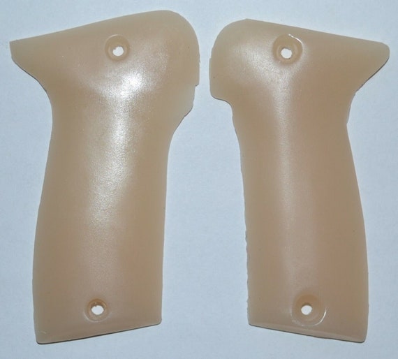 French MAB model D pistol grips antique ivory plastic Gem