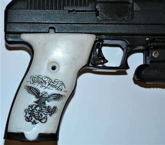 Hi Point JCP40, JHP45 pistol grips engraved Semper … Gem