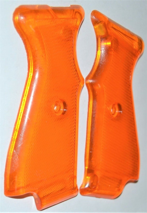 Geco LP2 German flare gun grip in clear orange amber … Gem
