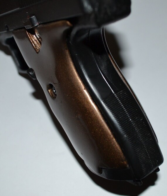 Hi point C9 CF380 pistol grips dark brown plastic Gem