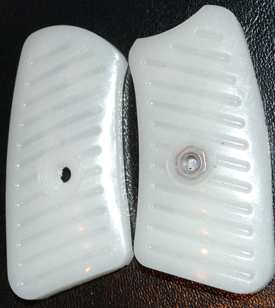 Ruger Sp101 Pistol Grips Insert Panels With Screw Ceramic White Plastic