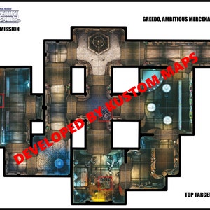 TOP TARGET - Greedo Side Mission Map