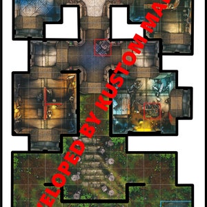 Mapa de campanha INCOMING para o conjunto básico Imperial Assault.