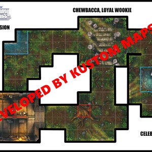 CELEBRATION - Chewbacca Side Mission Map