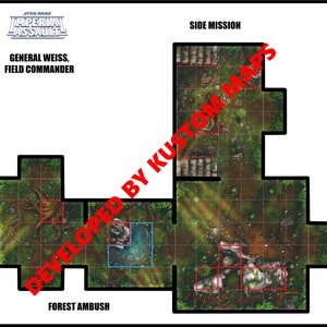 FOREST AMBUSH - General Weiss Nebenmissionskarte