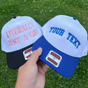 Custom Embroidered Vintage Trucker Hat: Personalized 90s Style Cap