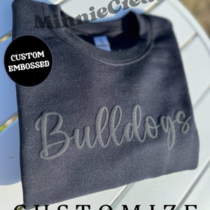 Custom Puff Design - Embossed Design Customized - Unique Christmas Gift - Your Text in 3D - Personalized Puff Writing For Companies