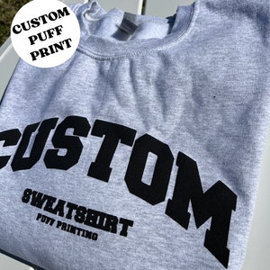 Diseño Puff Personalizado - Diseño en Relieve Personalizado - Regalo de Navidad Único - Su Texto en 3D - Escritura Puff Personalizada Para Empresas