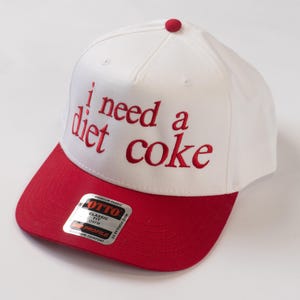 Diet Coke Bestickter Hut: Lustige trendige Baseballmütze