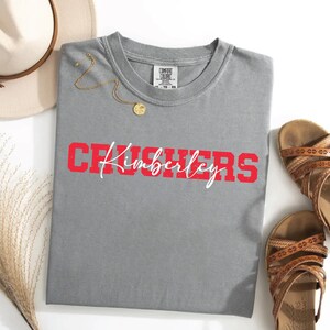Favorite Team Shirt, Team mascot tshirt, School team Comfort Colors tee, Love Favorite team tee, School logo Tee, Custom Shirt, Custom Gift