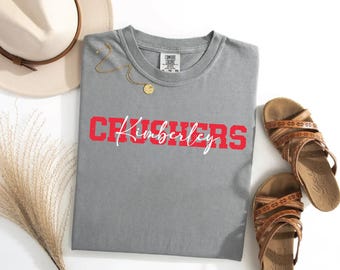 Favorite Team Shirt, Team mascot tshirt, School team Comfort Colors tee, Love Favorite team tee, School logo Tee, Custom Shirt, Custom Gift
