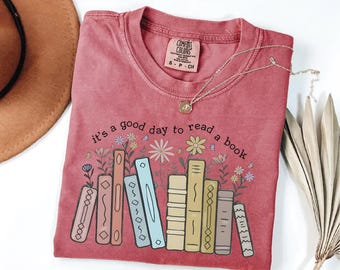 Retro Bookish Teacher Shirt: Comfort Colors, Back To School Gift