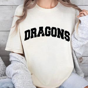 Custom Mascot Shirt, School Team Shirt, Team Mascot Tshirt, School Spirit Shirt, Personalized School Shirt, Matching Team Shirts