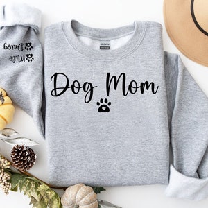 Dog Mom Sweatshirts - Custom Dog Mom Shirt - Dog Mom Shirts - Womens Sweatshirts - Dog Mom Tshirt - Dog Mom Gift - Dog Mom Tee