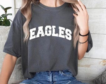 Camisa de mascota personalizada, camisa del equipo escolar, camiseta de mascota del equipo, camisa de espíritu escolar, camisa escolar personalizada, camisas de equipo a juego