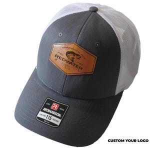 Custom Logo hat, Bulk Custom leather Patch Hat, Bulk hats, Leather patch hat, logo hats, business merch, Gift, Holiday, Christmas, Birthday