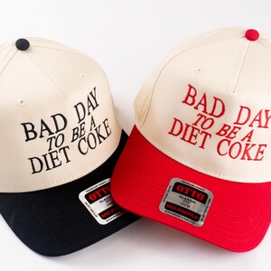 Diet Coke Bestickter Hut: Lustige trendige Baseballmütze