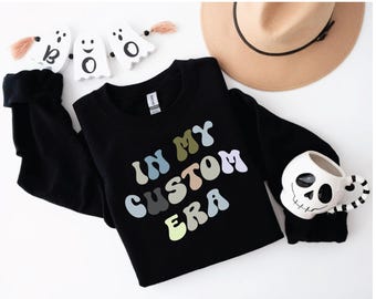 En mis camisas de era personalizadas, regalo de era personalizado ondulado, camisas de regalo de mamá era, camisa de era de texto personalizado, camiseta personalizada retro, camisa de era personalizada, camiseta de era Gigi