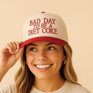 Diet Coke Bestickter Hut: Lustige trendige Baseballmütze