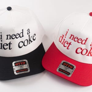 Diet Coke Bestickter Hut: Lustige trendige Baseballmütze