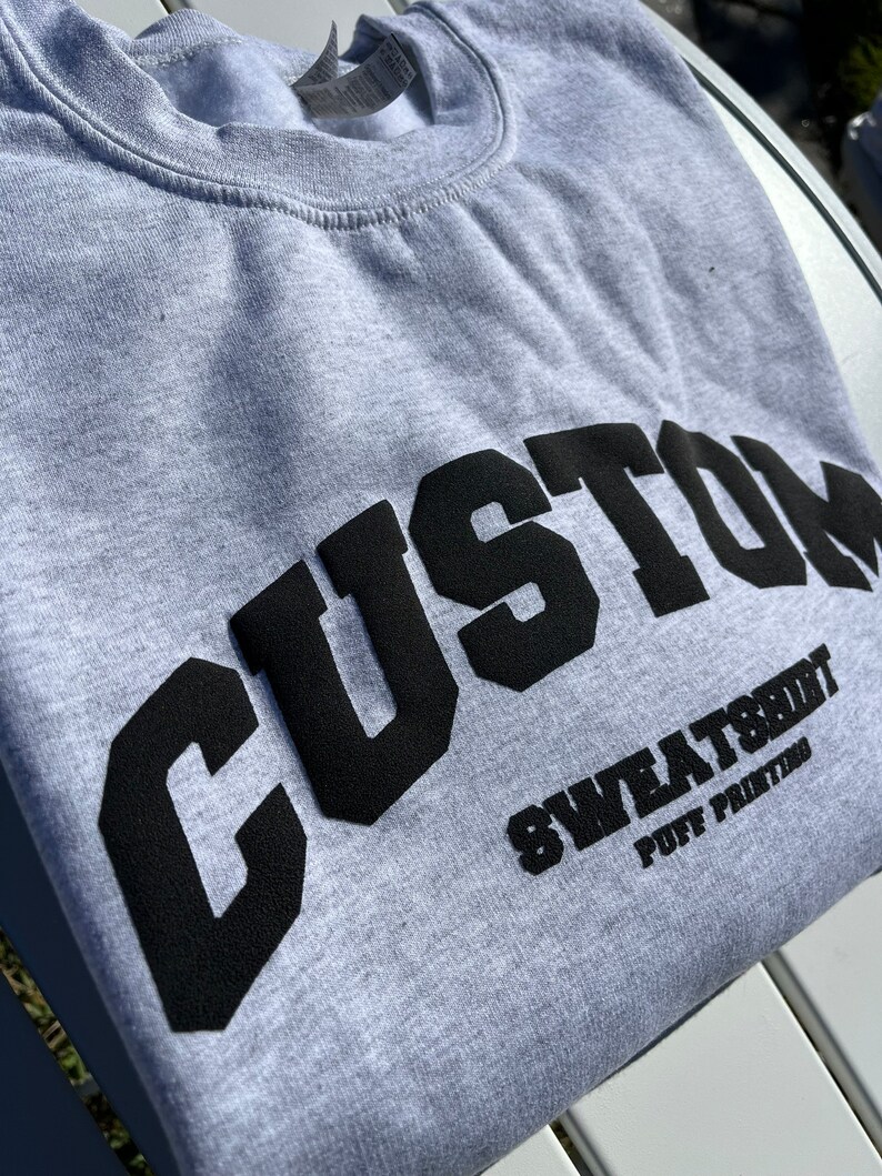 Puff Writing Custom Puff Design - Embossed Design Customized - Unique Christmas Gift ...