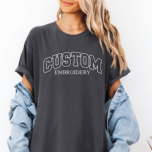 Custom Embroidered T-Shirt: Personalized Cotton Tee