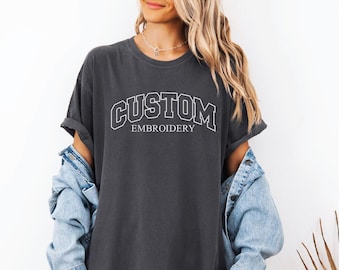 Custom Embroidered T-Shirt: Personalized Cotton Tee