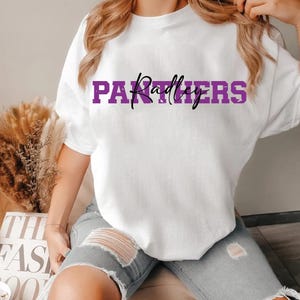 Favorite Team Shirt, Team mascot tshirt, School team Comfort Colors tee, Love Favorite team tee, School logo Tee, Custom Shirt, Custom Gift