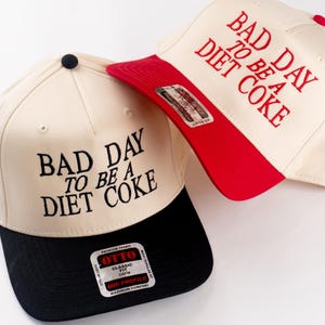 Diet Coke Bestickter Hut: Lustige trendige Baseballmütze