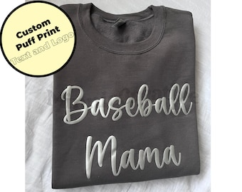Camisas personalizadas de mamá de béisbol, camisa de fútbol de mamá, camisa personalizada personalizada, camisa con estampado de hojaldre personalizada, regalos para mamá, regalos para ella,