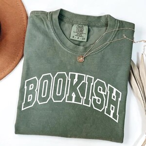 Comfort Colors Bookish T-shirt: Custom Text Shirt