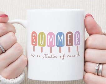 Tasse, Eis am Stil, Sommergeschenk, Sommertasse, süße Tasse, Sommergerichte, Kaffeetasse, Geschenk, Sommergeschenk