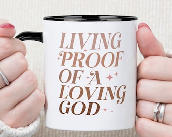 Christlicher Becher, religiöser Becher, Schrift, christliches Geschenk, Inspiration, religiöses Geschenk, Bibelvers, Jesus Becher Geschenk, Geschenk für Mutter