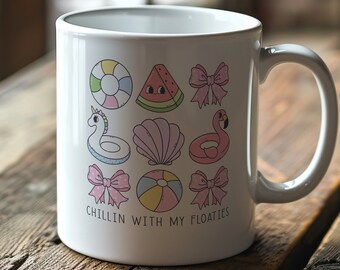 Hallo Sommer, Sommer-Dekor, Geschenk für Sie, Kaffee, Sommerbecher, süße Tasse, Sommergerichte, Sommerzeit, Kaffeebecher, Geschenk, Sommergeschenk