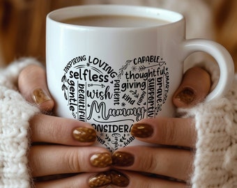 Mama Herz, Geschenk für Mama, beste Mama Becher, süße Mama Becher, Geschenk von Tochter, Mama Becher, Geburtstagsgeschenk Mama, Geschenke für Mama, Muttertagsgeschenk