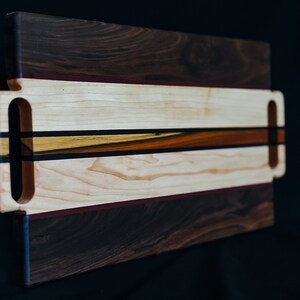 Rectangle Cutting Board (Walnut, Maple, Wenge, Purpleheart & Canarywood)