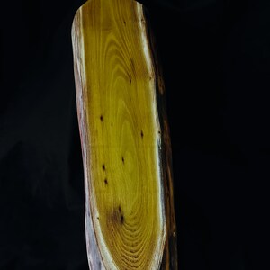 Yellowheart Sword Shaped Charcuterie Board