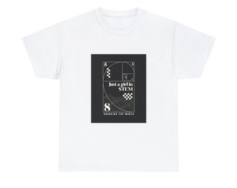 STEM T-Shirt for Girls, Unisex Heavy Cotton Tee, Science Gift, STEM Clothing, Girls in STEM, Tech Shirt, Girls Changing the World