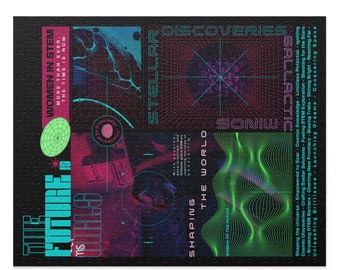 Women in STEM Puzzle (120, 252, 500-Piece), Gift for Her, Science Gift, Female Empowerment, Gift for Young Girls, Female Power, Girls Code