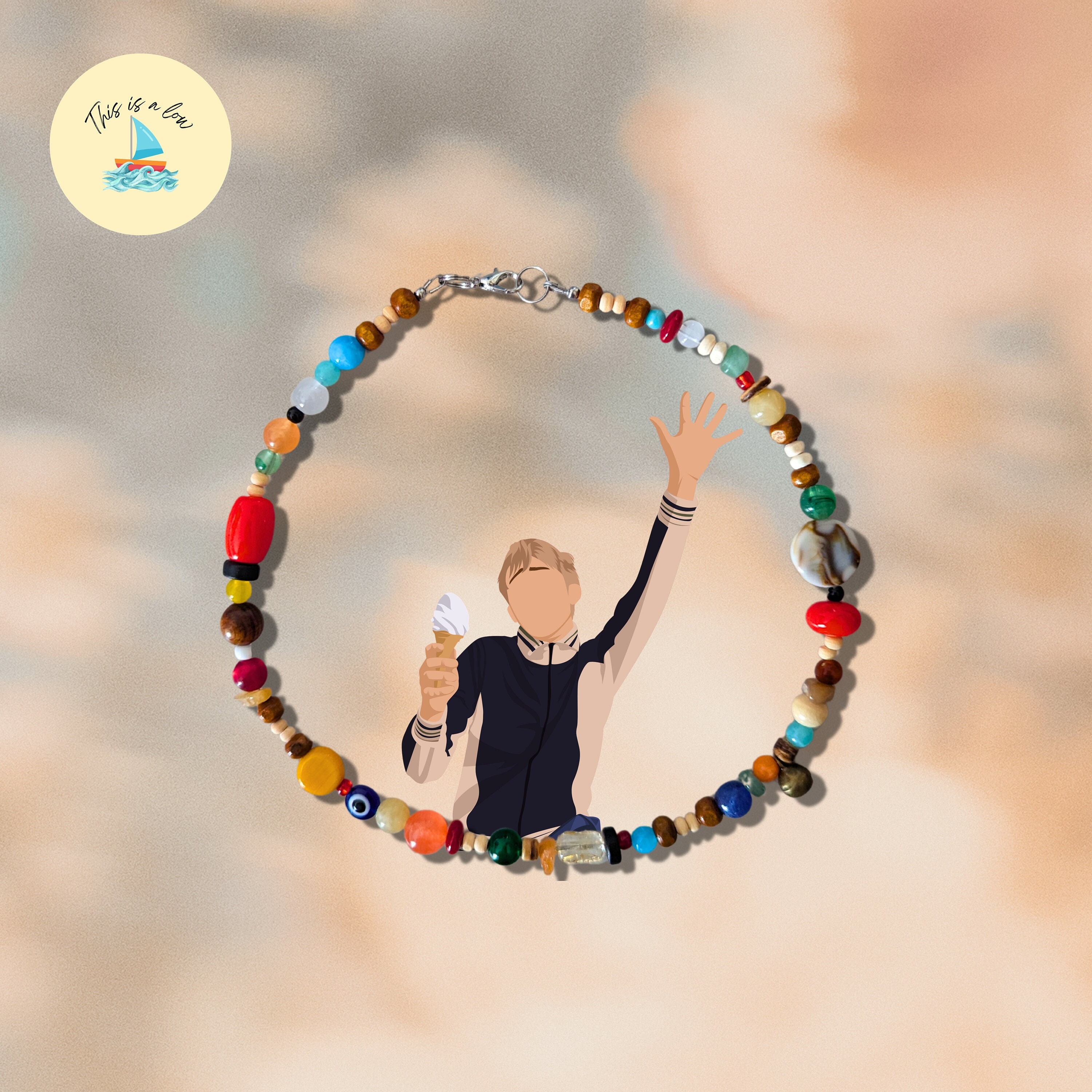 Damon albarn necklace etsy sale
