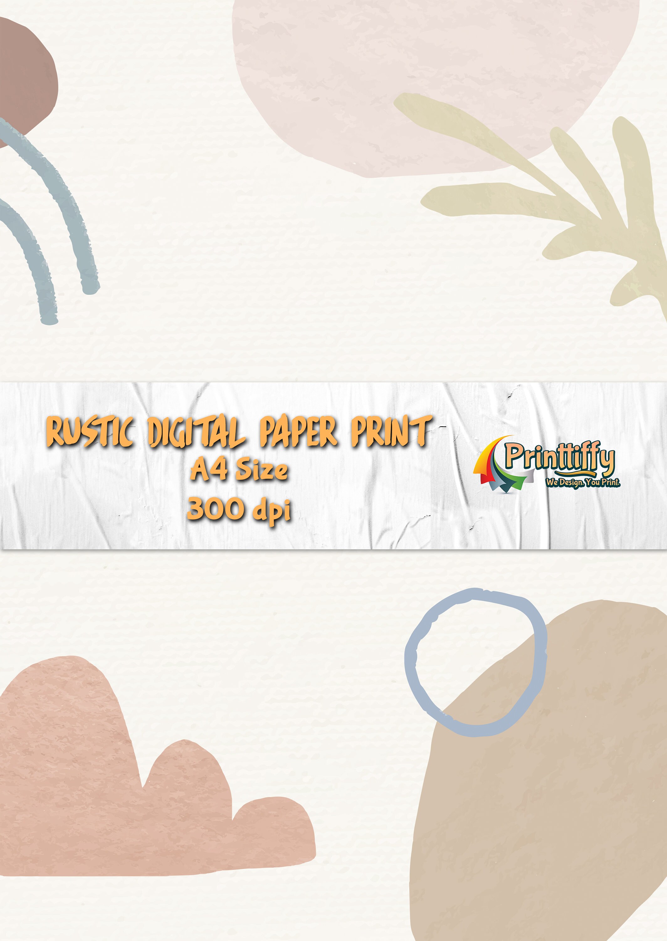 Rustic Writing Paper Digital Paper Pastel Stone Prints A4 Size 5pk ...