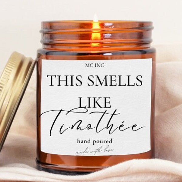 Timothee Chalamet Candle Etsy