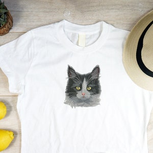 CUTE REALISTIC CAT Machine Embroidery Design - Instant Download - Etsy ...